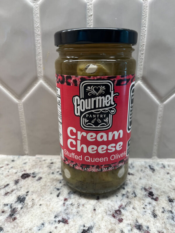 Cream Cheese Stuffed Queen Olives