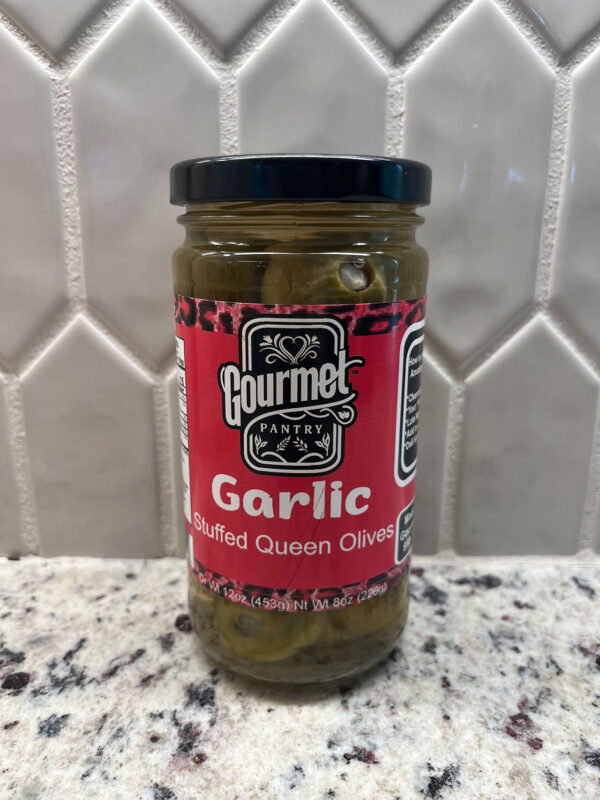 Garlic Stuffed Queen Olives,